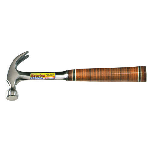 20oz CURVED CLAW HAMMER LEATHER GRIP